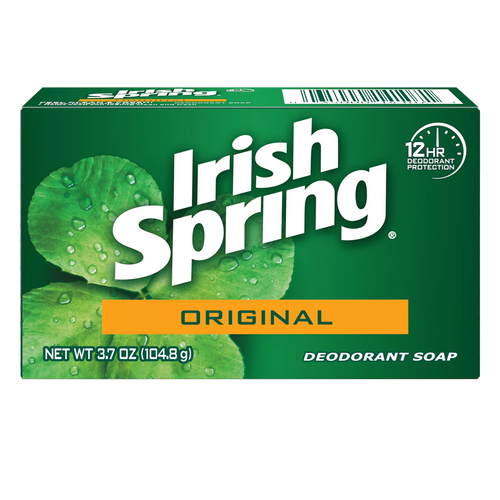 Irish Spring Original, Deodorant Bar Soap, 3.7 Ounce, Single Bar, bar soap, Bar Soap, Zogies Deals