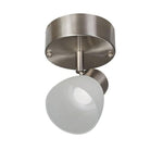 Sawyer 4.5-in 1-Light Brushed Nickel dimmable LED - Zogies Deals