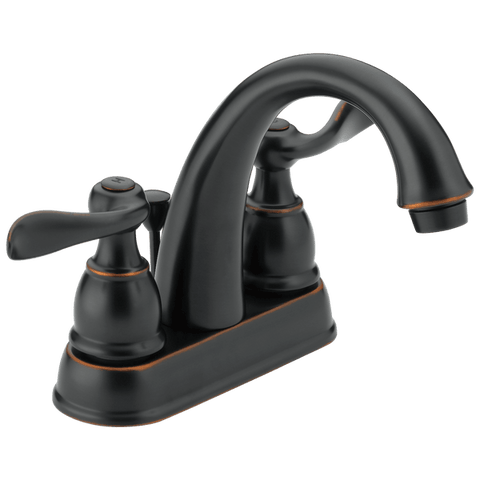 Two Handle Centerset Bathroom Faucet In Oil Rubbed Bronze - Zogies Deals