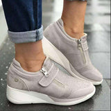 Canvas Shoes Lovely Round Head Thick Bottom Rhinestone Velcro Single Shoes Mary Jane Women's Style, womens shoes, Zogies Deals