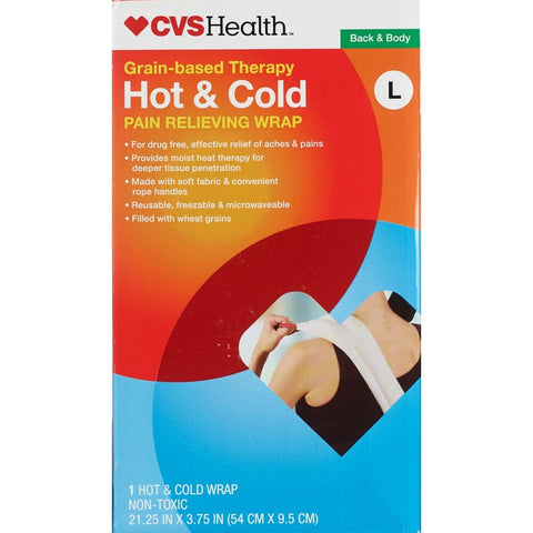 CVS Health Grain-based Therapy Hot & Cold Pain Relieving Wrap - Zogies Deals