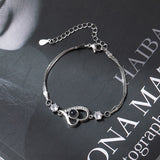 Exquisite and simple love diamond projection bracelet