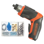BLACK+DECKER 4-Volt Max 1/4-in Cordless Screwdriver (1-Battery Included and Charger Included) - Zogies Deals
