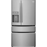 FRIGIDAIRE 25.6-CU FT SIDE-BY-SIDE REFRIGERATOR WITH ICE MAKER (WHITE) ENERGY STAR - Zogies Deals