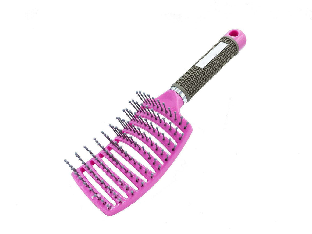 FRCOLOR Portable Curling Comb Hair Massage Brush Salon Hair Brush Barber  Brush Curly Hair Brush Anti Static Hairbrush Comb for Curly Hair Brush for
