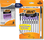BIC Cristal Xtra Smooth Ballpoint Pen, Medium Point - Zogies Deals