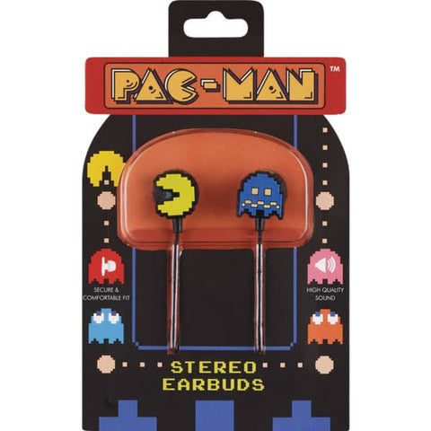 Retro Pacman Arcade Molded Earbuds for Kids - Zogies Deals