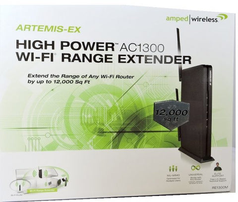 Amped Wireless Artemis-EX AC1300 Range Extender - Zogies Deals