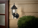14.5 in. Black Dusk to Dawn Decorative Outdoor Wall Lantern - Zogies Deals