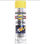 Rust-Oleum Striping Matte Yellow Spray Paint (NET WT. 18-oz), spray paint, Paint Tools, Zogies Deals