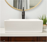 Allen & Roth Oil Rubbed Bronze 1-handle Vessel WaterSense Low-arc Bathroom Faucet