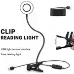Clip On Desk Lamp LED Flexible Arm USB Dimmable Study Reading Table Night Light, lamp, Zogies Deals