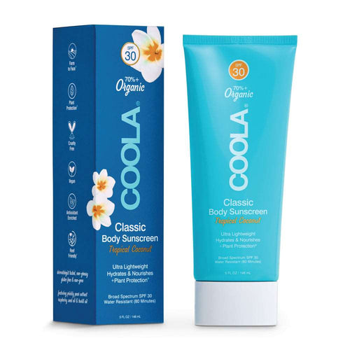 Classic Body Organic Sunscreen Lotion SPF 30 - Tropical Coconut - Zogies Deals