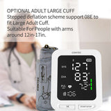CONTEC08E LED Screen Electronic Sphygmomanometer Adult BP Cuff Monitor Blood Pressure NIBP Records, heart meter, Zogies Deals