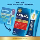 Anbesol Gel Maximum Strength, Instant Oral Pain Relief, 0.33 oz.