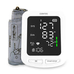 CONTEC08E LED Screen Electronic Sphygmomanometer Adult BP Cuff Monitor Blood Pressure NIBP Records, heart meter, Zogies Deals