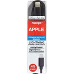 PowerXcel Apple Premium Lightning Charge & Sync Cable 4 ft