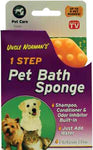 False Uncle Norman's 1 Step Pet Bath Sponge As Seen on TV - Zogies Deals