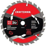 Craftsman 3-Pack 7-1/4-in 24-Tooth Carbide Circular Saw Blades - Zogies Deals