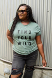 Simply Love Full Size FIND YOUR WILD Short Sleeve T-Shirt